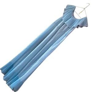 Ethereal blue empire waist lingerie